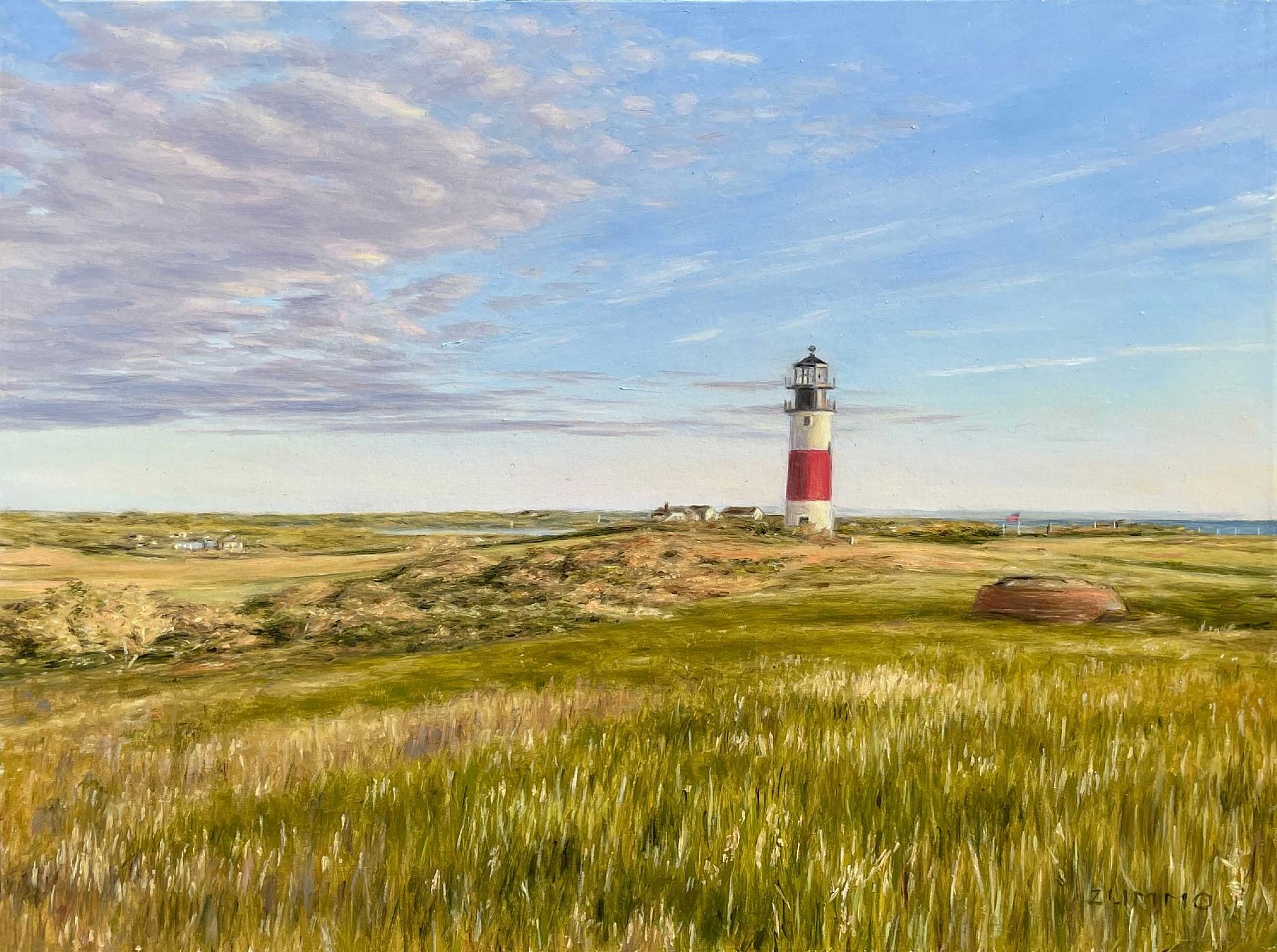 Lori Zummo, Sankaty Light at Sunset, 2026
oil on panel, 9 x 12 in. (22.9 x 30.5 cm)
LZ260502