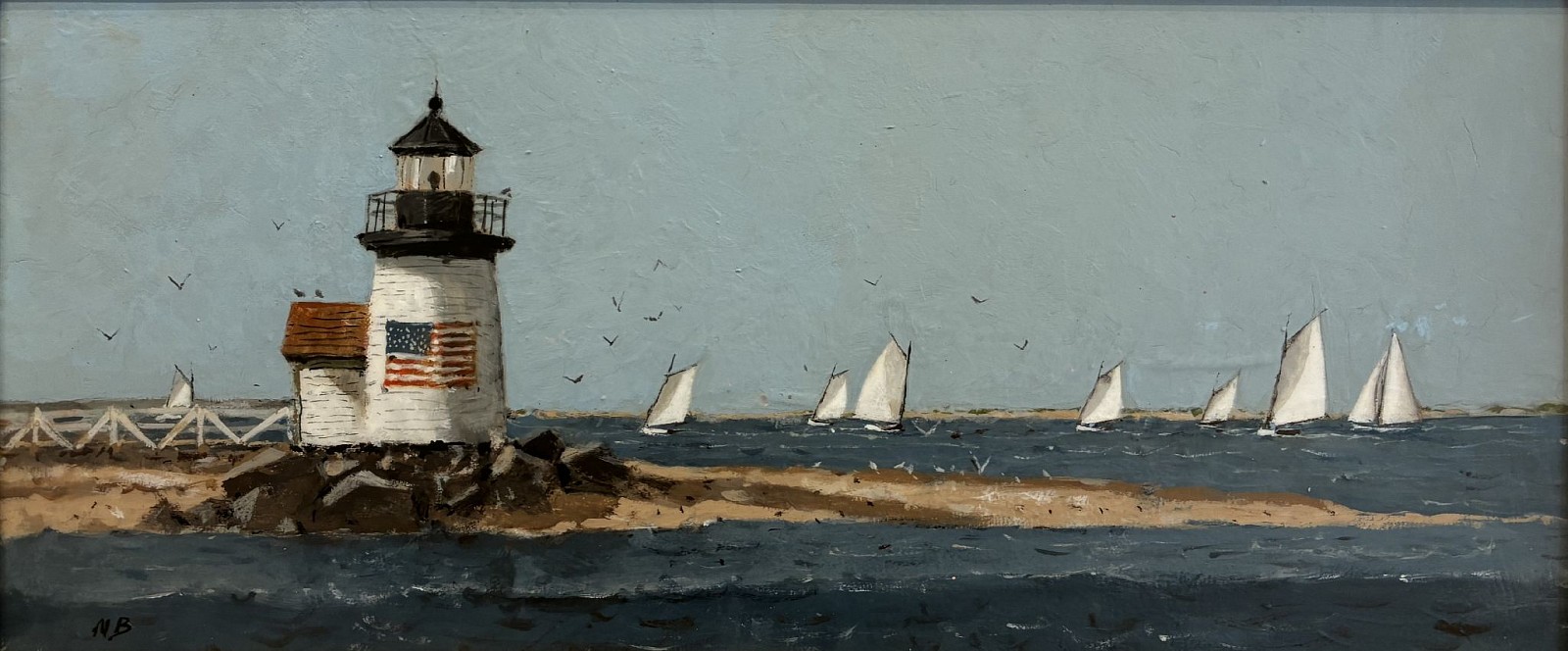 Nicholas Berger, All About the Blue, 2026
oil on panel, 6 x 14 in. (15.2 x 35.6 cm)
NB260608