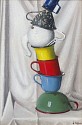 Joseph Keiffer, Tipsy Cups XXXV
2026, oil on canvas