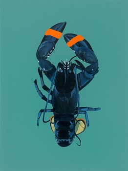 Adam S. Umbach Blue Boi (Green & Orange)