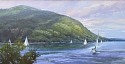 Jackie Jones, Sailing on Somes Sound
oil on linen