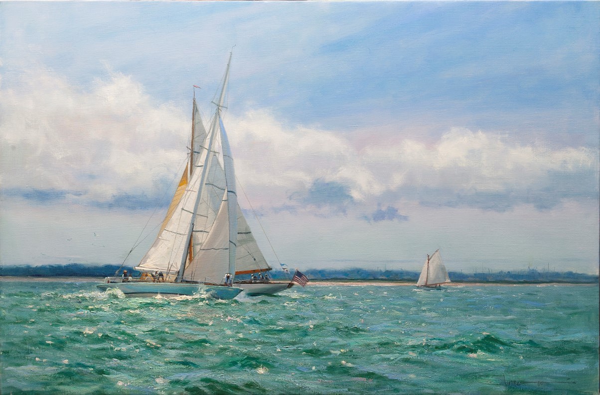 Louis Guarnaccia, Sailing Off Coatue, Nantucket, 2026
oil on linen, 20 x 30 in. (50.8 x 76.2 cm)
LG260702