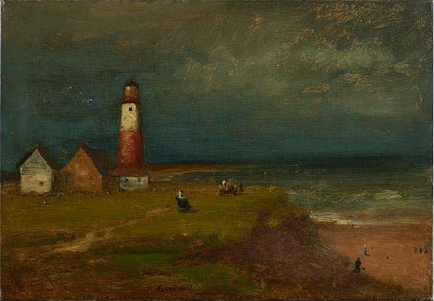 George Inness, Lighthouse, Nantucket, 1879
oil on canvas, 18 1/4 x 26 in. (46.4 x 66 cm)
GI260701
