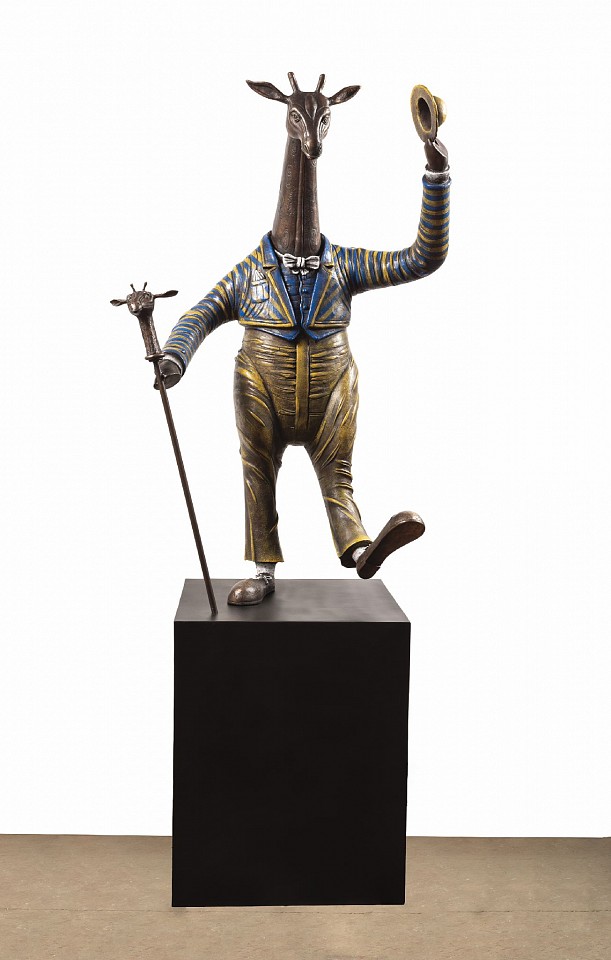 Bjorn Skaarup, Giraffe Tall Clown, Ed. 2/9, 2025
bronze, 64 x 18 x 18 in. (162.6 x 45.7 x 45.7 cm)
BS260601