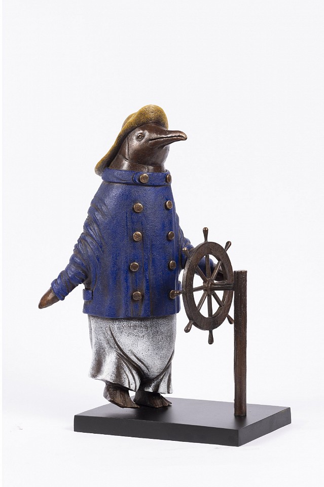 Bjorn Skaarup, Sailor Penguin, Ed. 1/9, 2026
bronze, 17 x 6 1/2 x 12 1/2 in. (43.2 x 16.5 x 31.8 cm)
BS260606