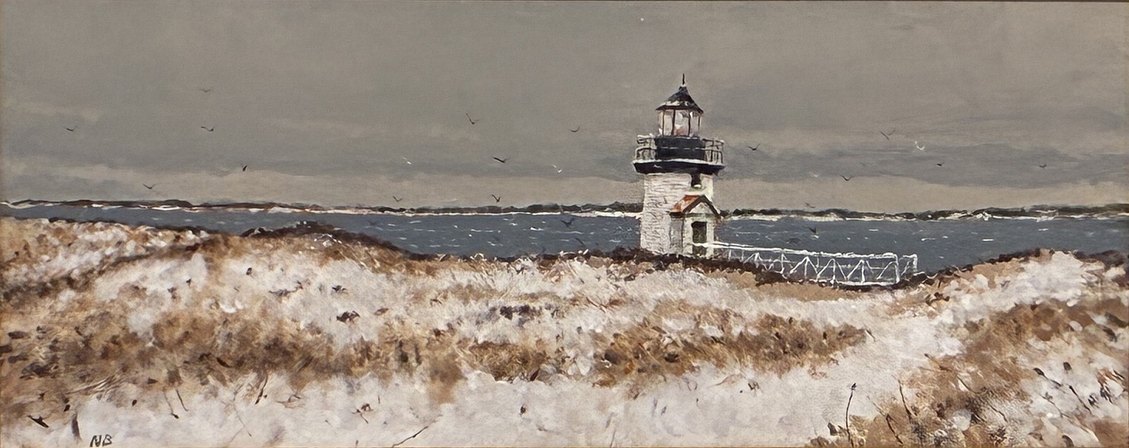 Nicholas Berger, Winter Whitecaps, 2026
oil on panel, 5 3/4 x 14 1/4 in. (14.6 x 36.2 cm)
NB260605