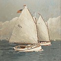 Nicholas Berger, Solo Sail
2026, oil on panel