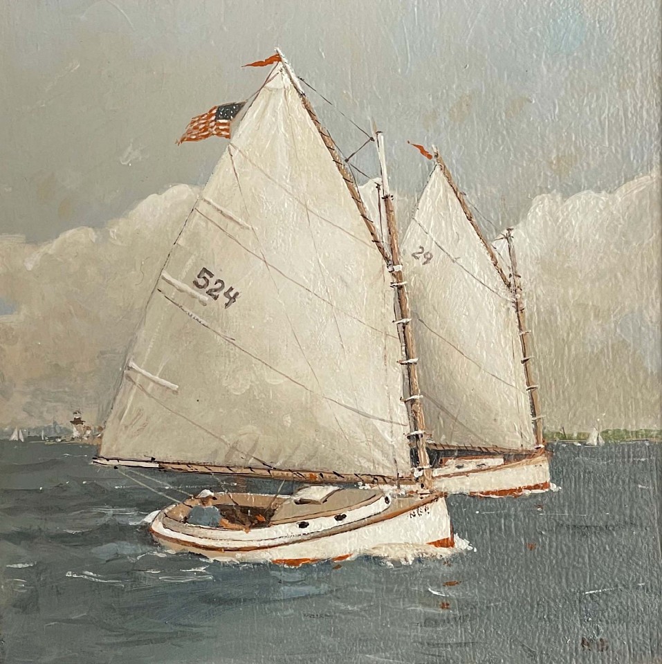 Nicholas Berger, Solo Sail, 2026
oil on panel, 9 x 9 in. (22.9 x 22.9 cm)
NB260706