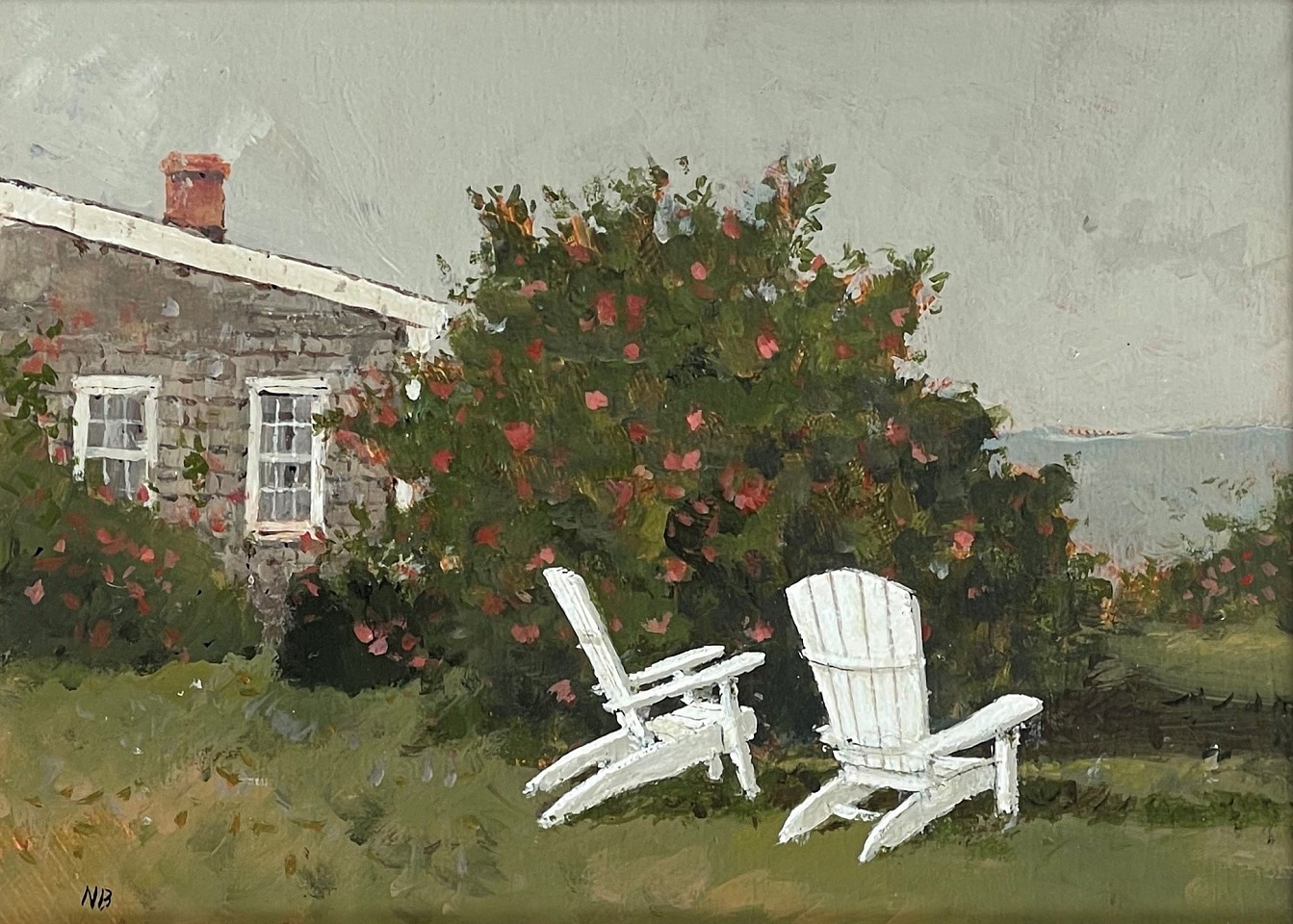Nicholas Berger, View to the Sea, 2026
oil on panel, 8 1/4 x 11 1/4 in. (21 x 28.6 cm)
NB260803