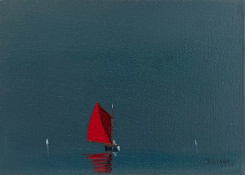 Robert Stark, Jr., c. 1990
oil on canvas, 5 x 7 in. (12.7 x 17.8 cm)