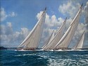 Shane Couch, New York Yacht Club, Annual Regatta, June 12th 1930
2026, oil on canvas