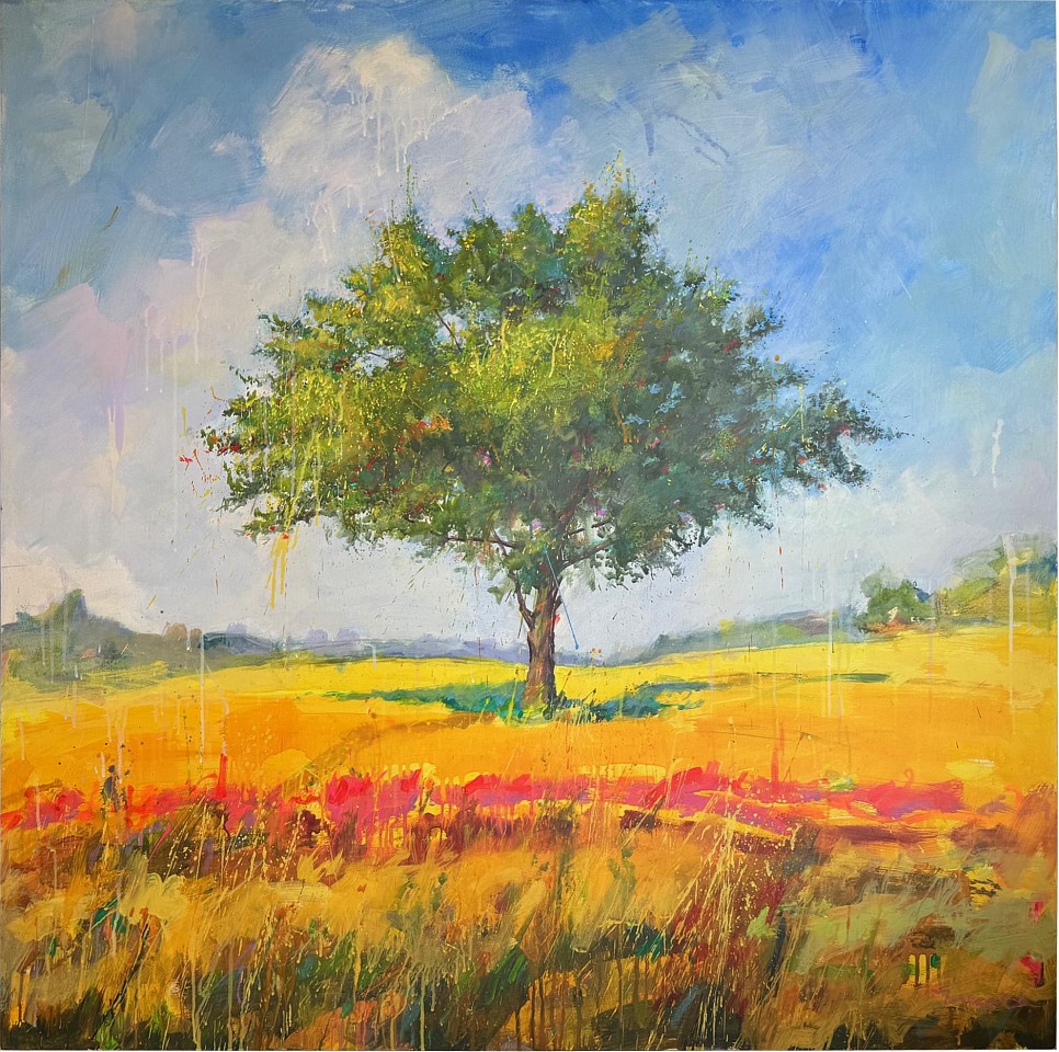 Yury Darashkevich, Solo, 2024
acrylic on wood panel, 48 x 48 in. (121.9 x 121.9 cm)