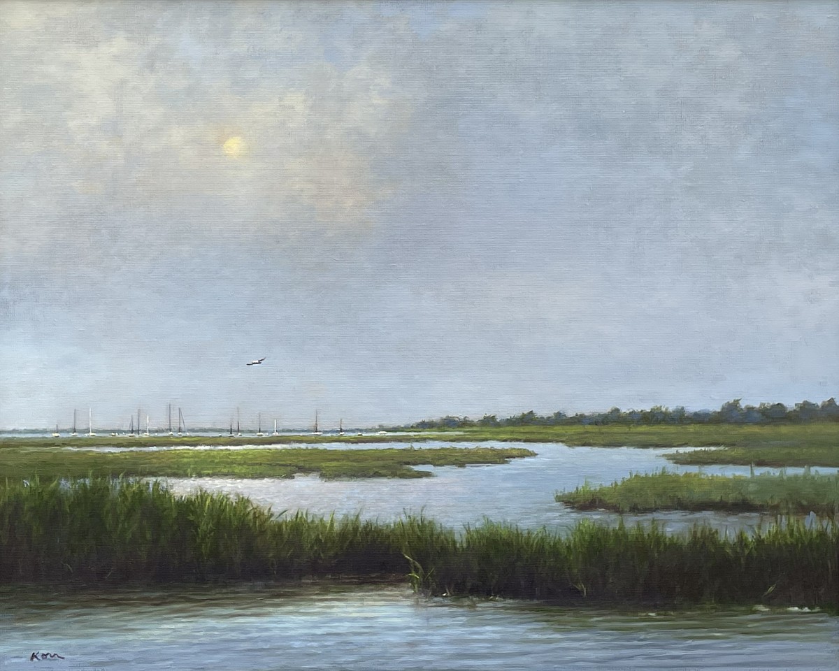 Marla Korr, Evening Calm (The Creeks), 2026
oil on linen, 24 x 30 in. (61 x 76.2 cm)
MK260904