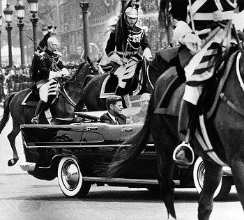 Harry Benson -&nbsp;Harry Benson President John F. Kennedy and Charles de Gaulle, Paris, Edition of 35