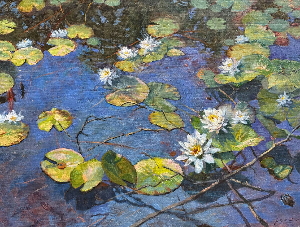 Jackie Jones, White Lotus
oil on linen, 18 x 24 in.
JJ260703